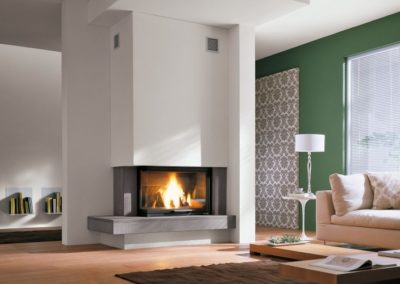 chimeneas para casas modernas